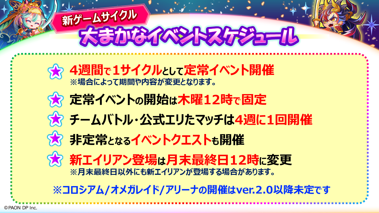 ゲームサイクルが変わる！
