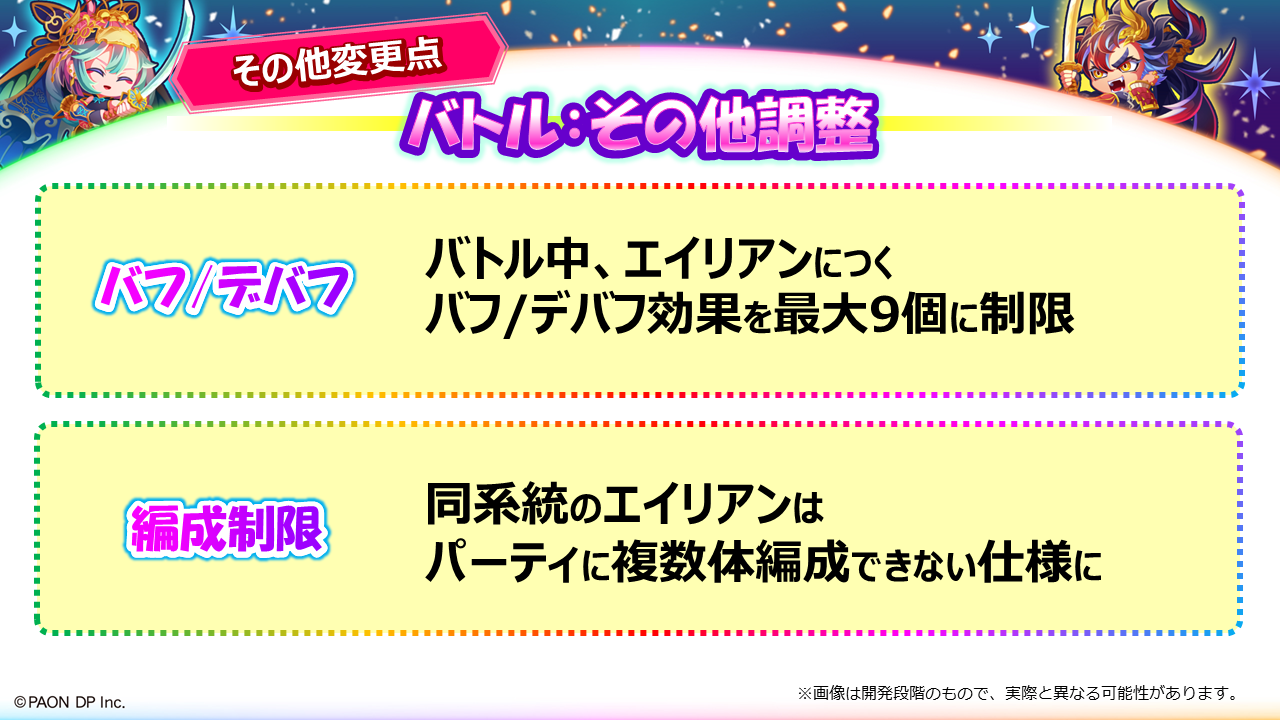 その他変更点について