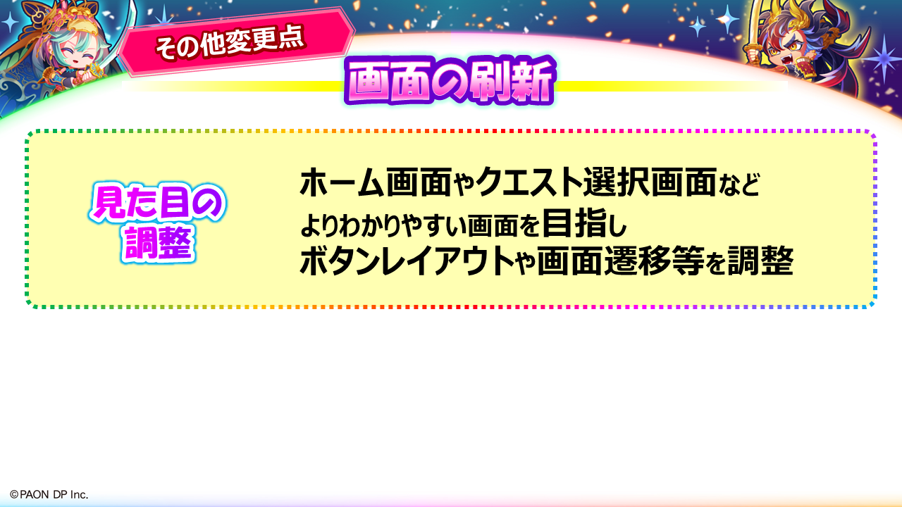 その他変更点について