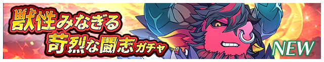 獣性みなぎる苛烈な闘志ガチャ